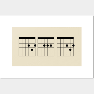 DAD Chords Guitar Posters and Art